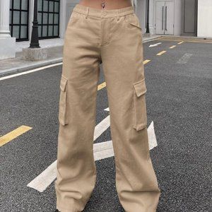 SHEIN ICON Flap Pocket Side Cargo Pants